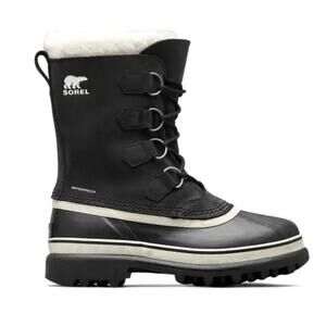 EUC SOREL Caribou Waterproof Winter Boots 8.5 Snow Outdoor Shearling Insulated